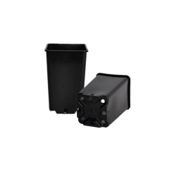 Doniczka produkcyjna kwadratowa wysoka V1.7L, 11x11х19cm z miejscem na etykietę