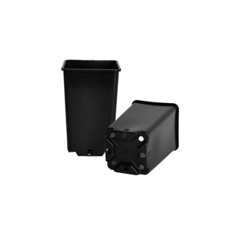 Doniczka produkcyjna kwadratowa wysoka V1.7L, 11x11х19cm z miejscem na etykietę - Zdjęcie №1