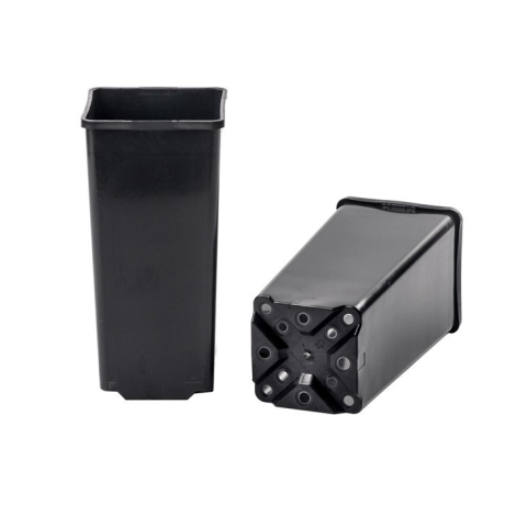 Doniczka produkcyjna kwadratowa wysoka V1.7L, 11x11х19cm z miejscem na etykietę - Zdjęcie №2