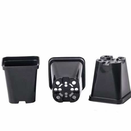 Doniczka produkcyjna kwadratowa V0.5l, 9х9х9.6cm Р9 - Zdjęcie №2