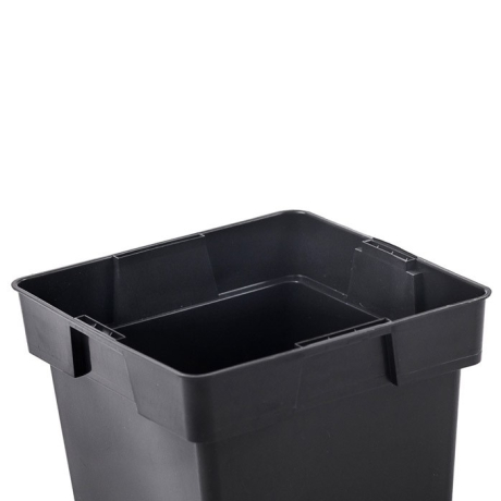 Doniczka produkcyjna kwadratowa V2l, 14х14х14cm z miejscem na etykietę - Zdjęcie №2